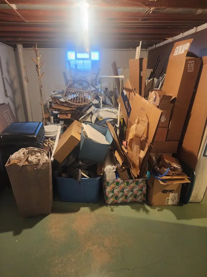 Roll-off dumpster container at job site for Concrete Dumpster Rental in Margate City